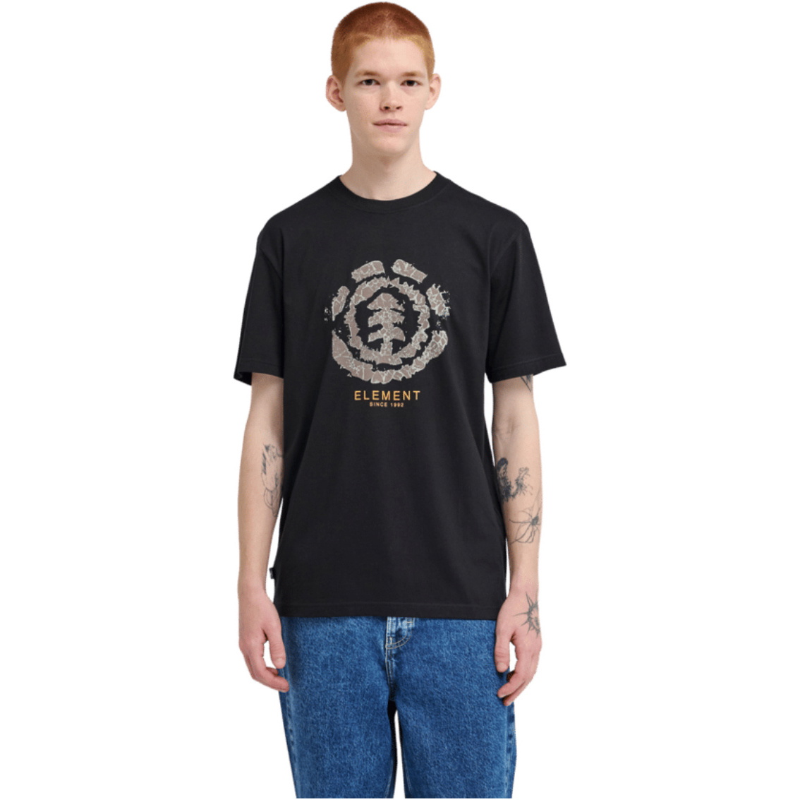 2026 Element Mens Rokys T-Shirt ELYZT00695 - Flint Black